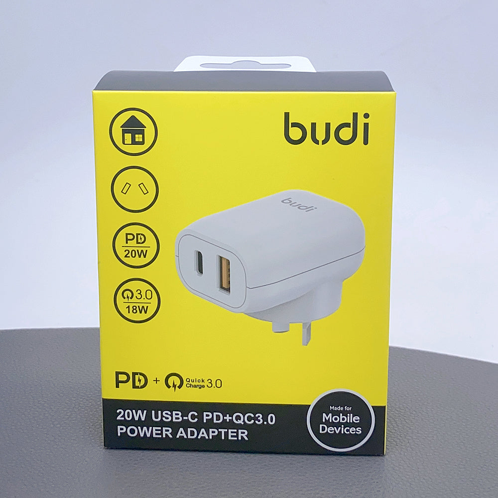 Budi PD 20W wall charger AC339VAW