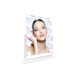Impressions Rechargeable LED Hollywood Vanity Tabletop Mirror 35x7x43.8cm