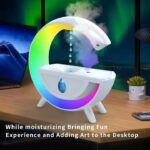 Large G Shape USB 7 Colorful Night Light Air Water Drop Anti Gravity Humidifier
