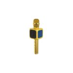 Wireless Karaoke Microphone with Voice Changer (Gold)
