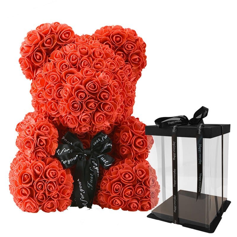 Luxury Rose Bears With Gift Box