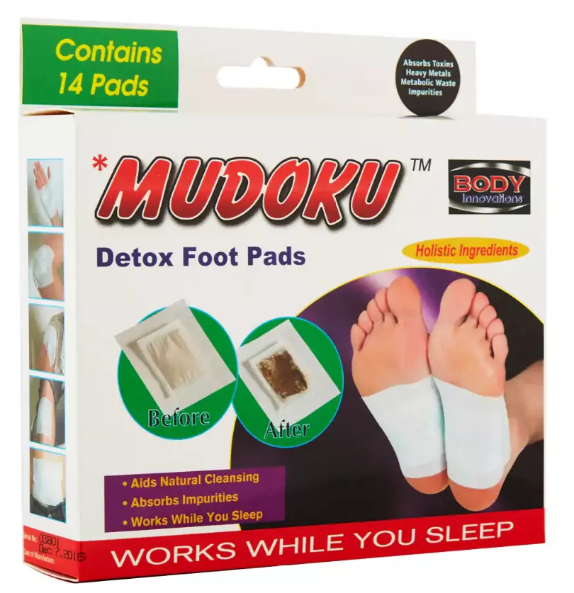 2 x Mudoku Detox Foot Pads 14pk